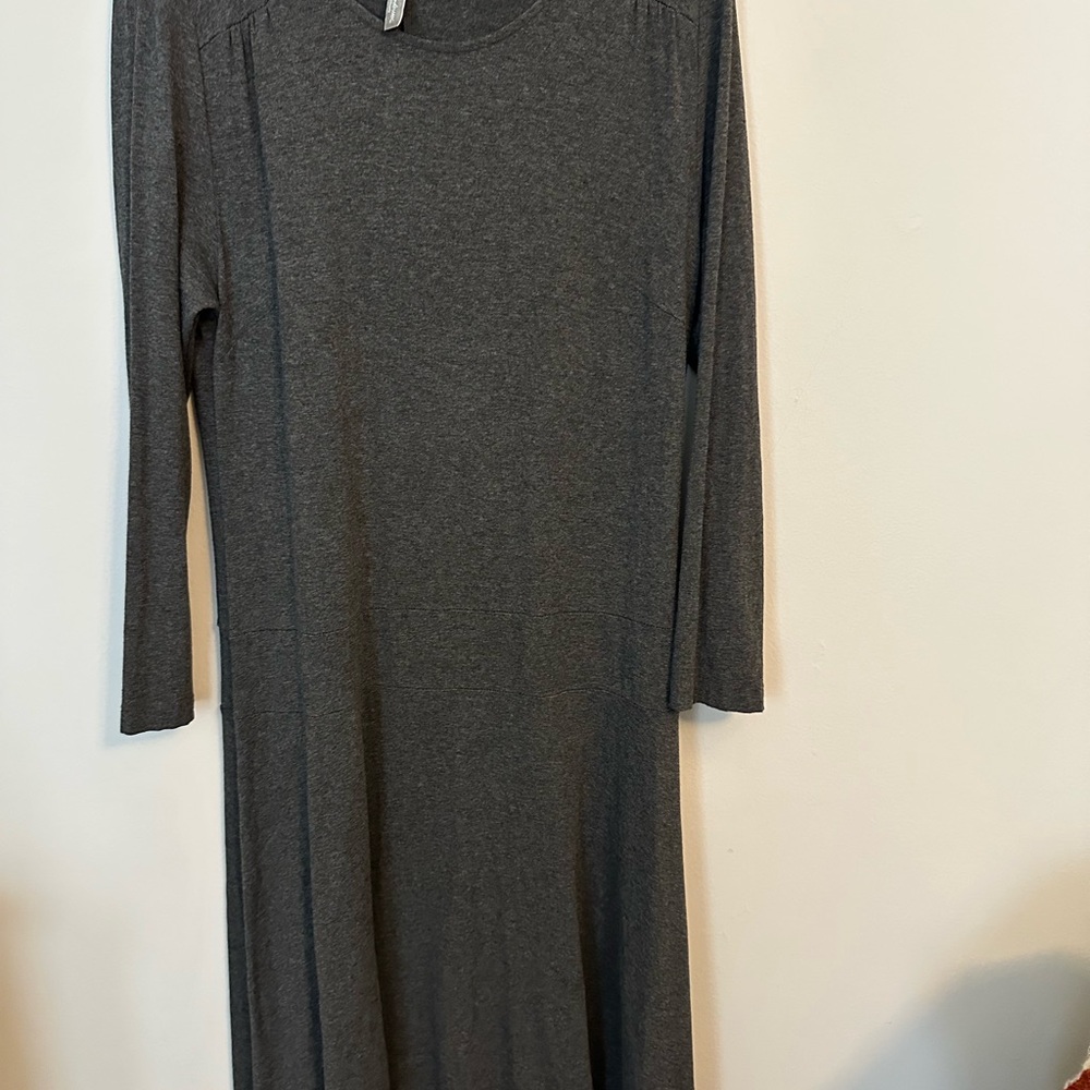 Hanna Andersson Charcoal Long Sleeve Dress